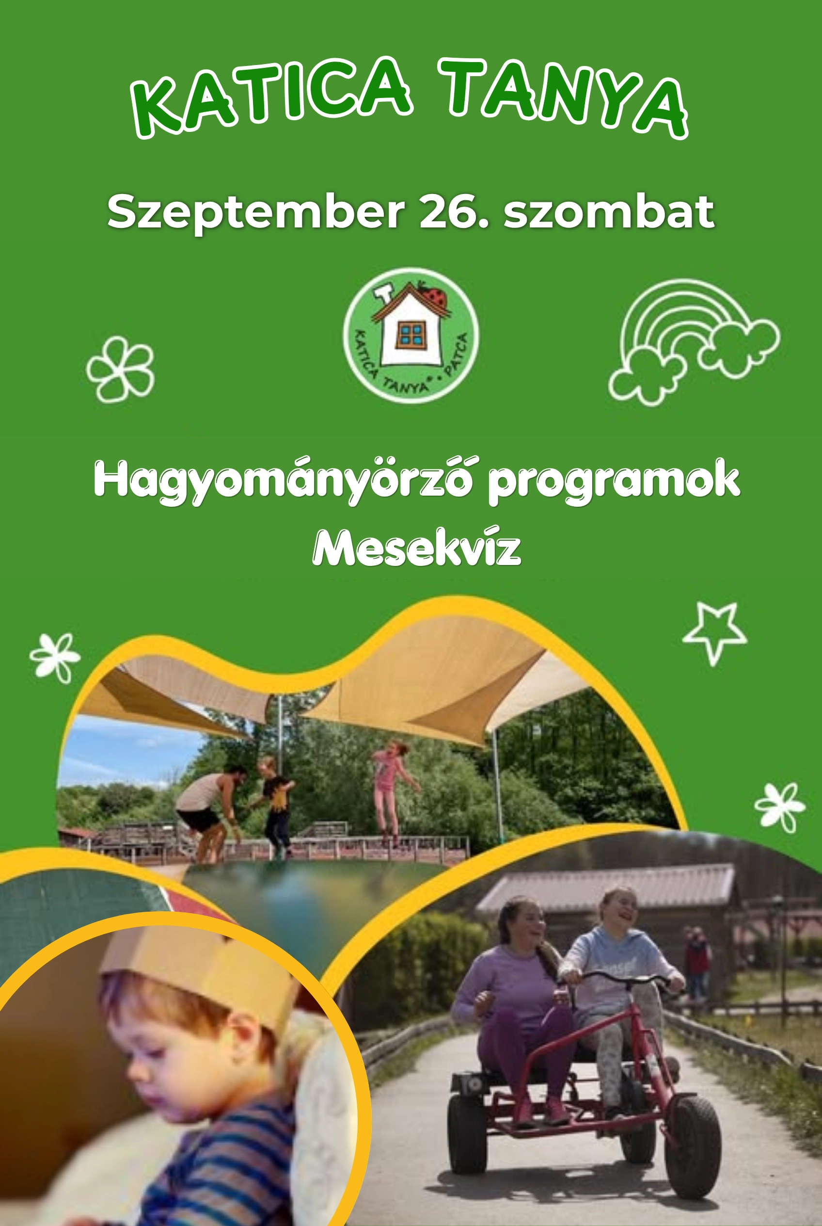 Kenyérdagasztás, mesekvíz, hagyományörző programok a Katica Tanyán esemény