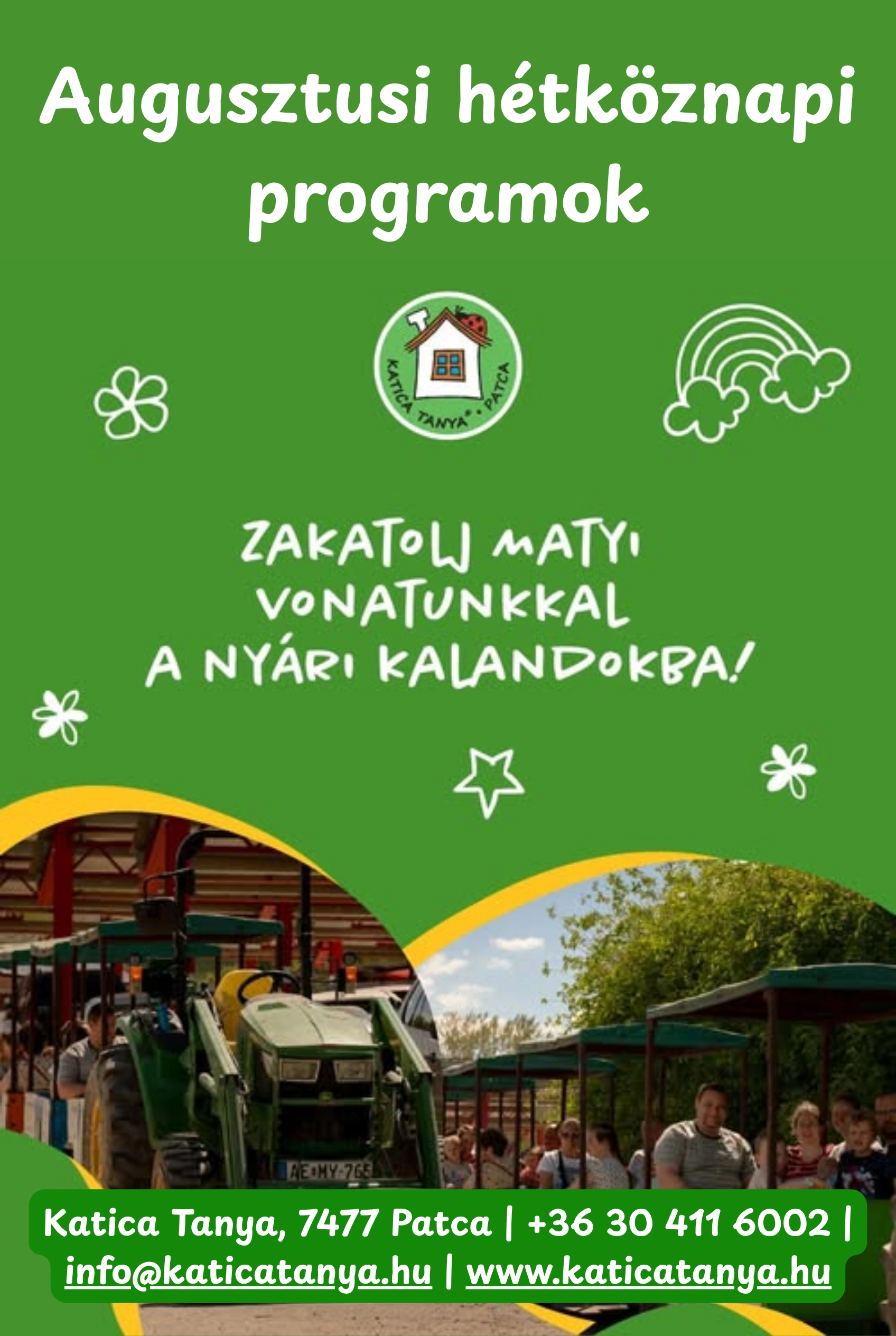 Katica Tanya – Augusztusi hétköznapi programok esemény