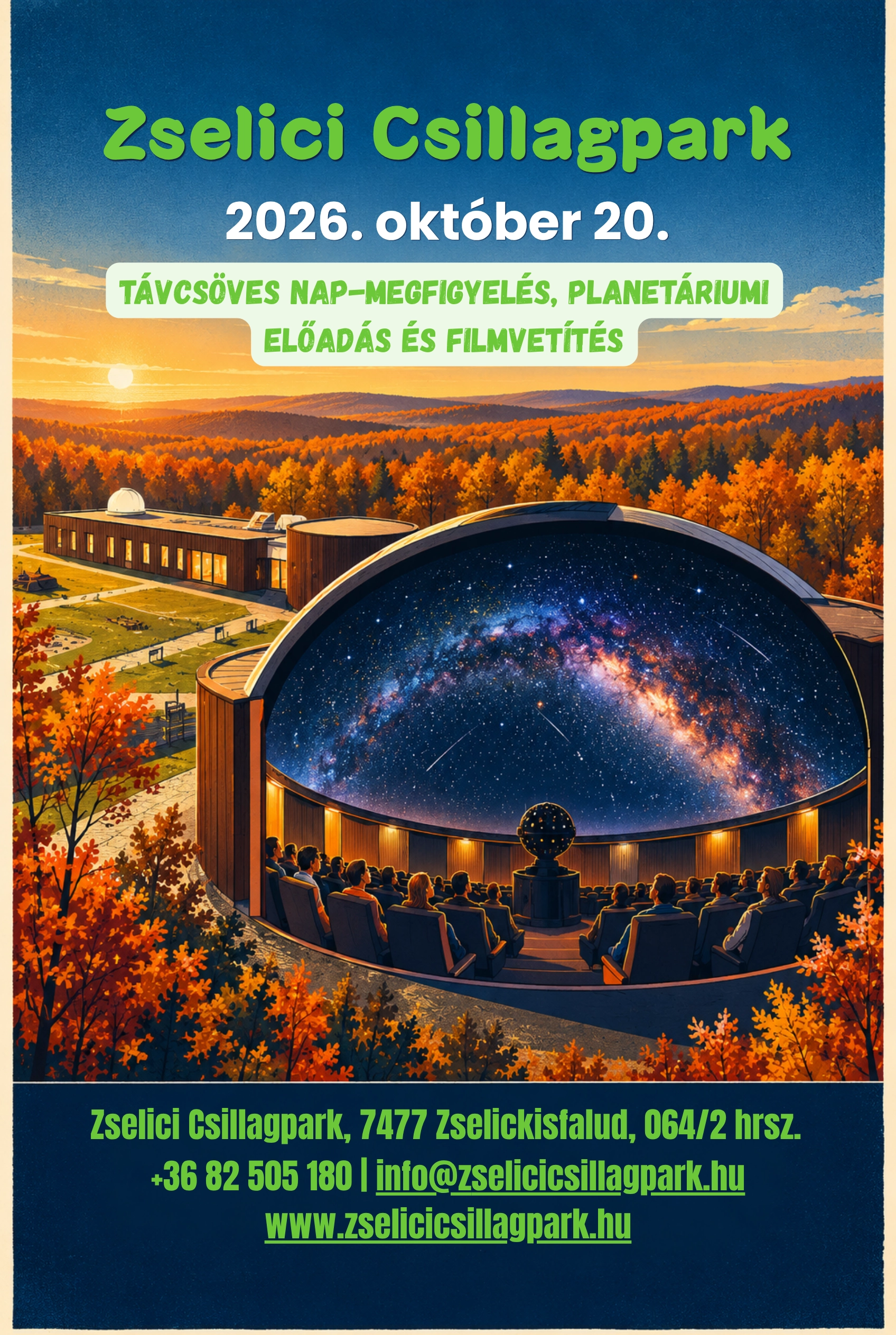 Őszi délelőtt a Zselici Csillagparkban – október 20. esemény