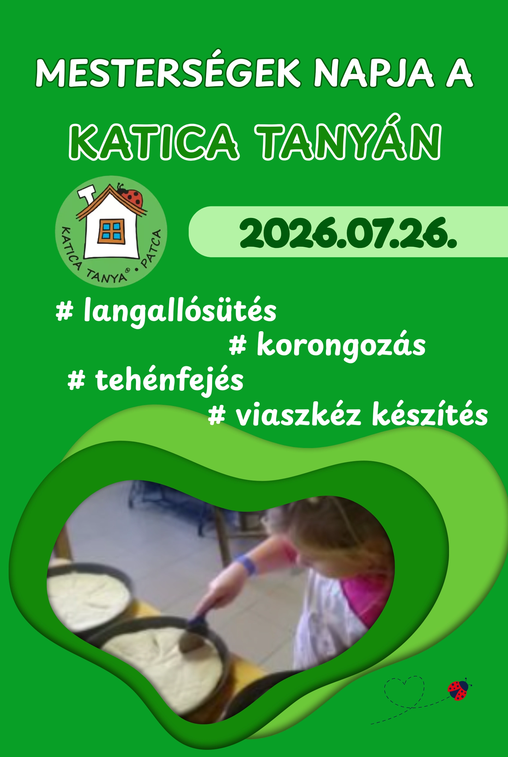 Mesterségek napja a Katica Tanyán – Agyagozás esemény